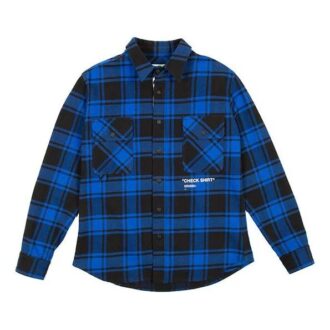 Chemise en flanelle C/O Virgil Abloh Ow Quote