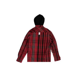 Chemise en flanelle superposée « Rouge »