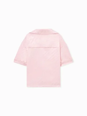 Chemise en satin jacquard Off