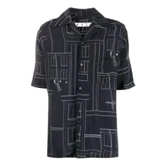 Chemise à manches courtes imprimée « Painter Holiday »
