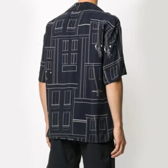 Chemise à manches courtes imprimée « Painter Holiday »
