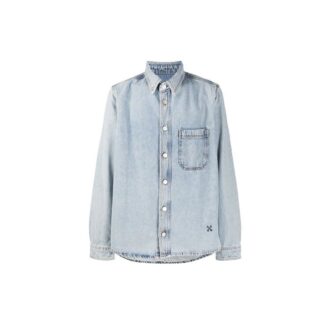 Chemise à manches longues en Denim Arrows pour homme