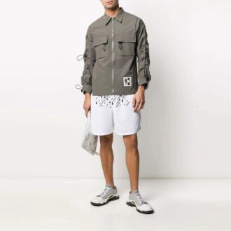 Chemise à manches longues et poches cargo SS21 Gris