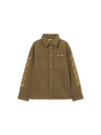 Chemise à manches longues Logo Patch Diagonal