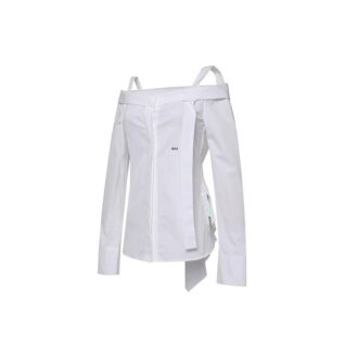 Chemise à manches longues Off-White blanche