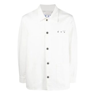 Chemise à manches longues Off-White pour homme FW22, imprimé Arrows, version blanche