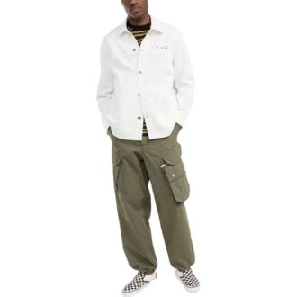 Chemise à manches longues Off-White pour homme FW22, imprimé Arrows, version blanche