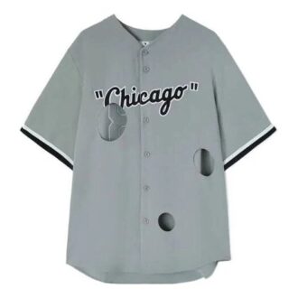 Chemise Off-White x New Era x MLB Miami Marlins « Gris clair/Noir »