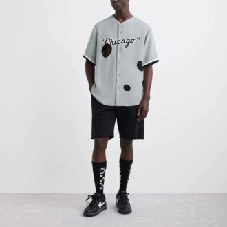 Chemise Off-White x New Era x MLB Miami Marlins « Gris clair/Noir »