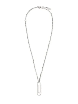 Collier Paperclip Strass Collier Paperclip Strass