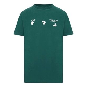 Coton imprimé logo FW20 pour homme, vert