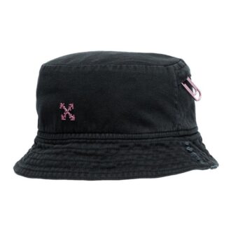 Flèche rose Casquette de pêcheur Noir