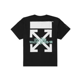 FW19 T-shirt à manches courtes Waterfall sur T-shirt Noir Multicolore