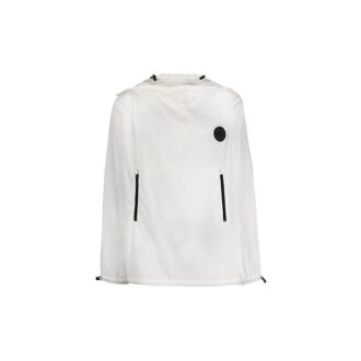 FW19 Veste à capuche imprimée pour homme, blanche