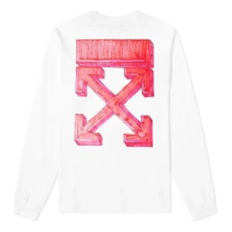 FW20 Arrows T-shirt à manches longues et col rond pour homme
