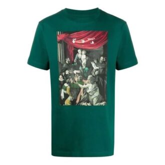 FW20 Caravaggio imprimé pour homme, vert