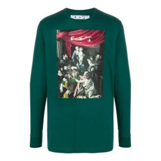 FW20 Caravaggio T-shirt à manches longues et col rond pour homme
