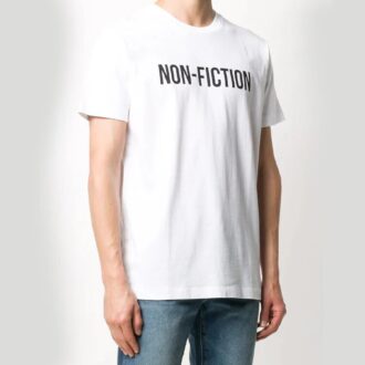 FW20 Imprimé Non-Fiction pour homme, blanc
