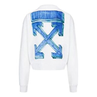 FW20 Marker Arrows Pull ample pour homme Blanc