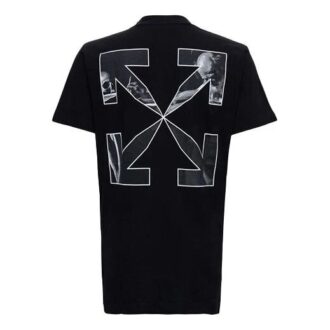 FW21 Imprimé alphabétique, col rond, Shorts, version noire