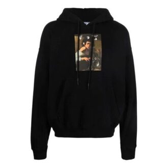 FW21 Imprimé alphabétique, pull à cordon, version noir