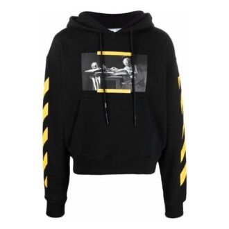 FW21 Imprimé Peinture Unisexe Noir
