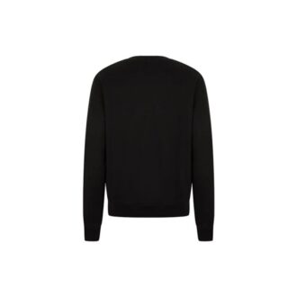 FW21 Logo Coton Col rond Manches longues Version Noir