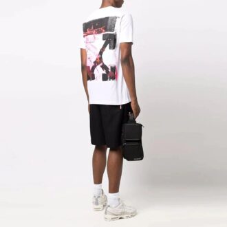 FW21 Motif Arrows Version Shorts Blanc