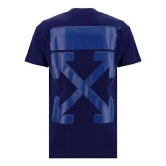 FW21 T-shirt bleu à col rond et Shorts avec impression flèche, version standard
