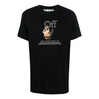 FW21 T-shirt à col rond et Shorts avec logo humoristique, version standard, noir