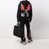 FW21 T-shirt de sport pour homme noir avec logo Melting Arrow imprimé