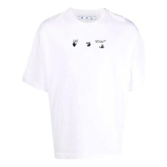 FW21 T-shirt à manches courtes avec logo Arrows, version standard, blanc