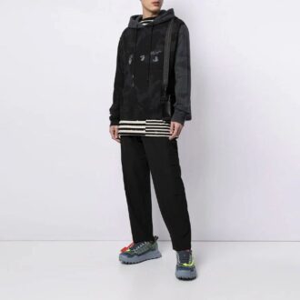 FW21 Tie Dye Motif alphabétique Version Noir
