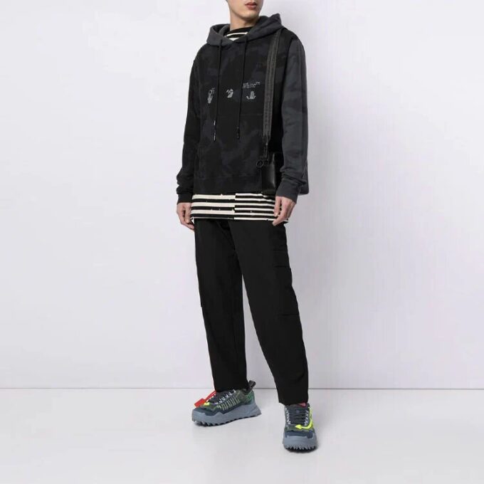 FW21 Tie Dye Motif alphabétique Version Noir