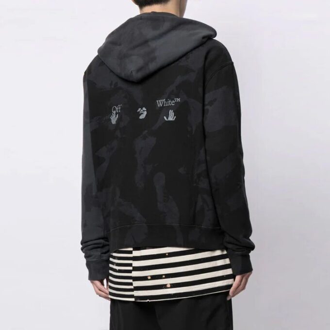 FW21 Tie Dye Motif alphabétique Version Noir