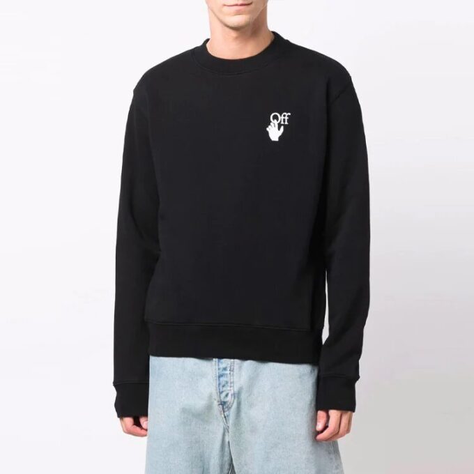 FW21 Version à motif flèche et logo, noir