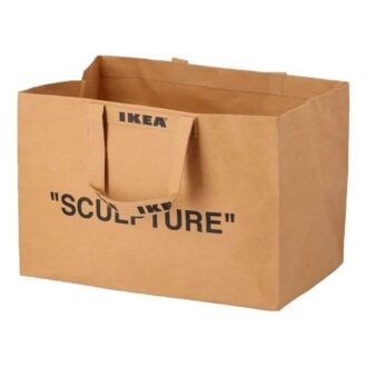 Grand sac Virgil Abloh x IKEA MARKERAD « Brown »