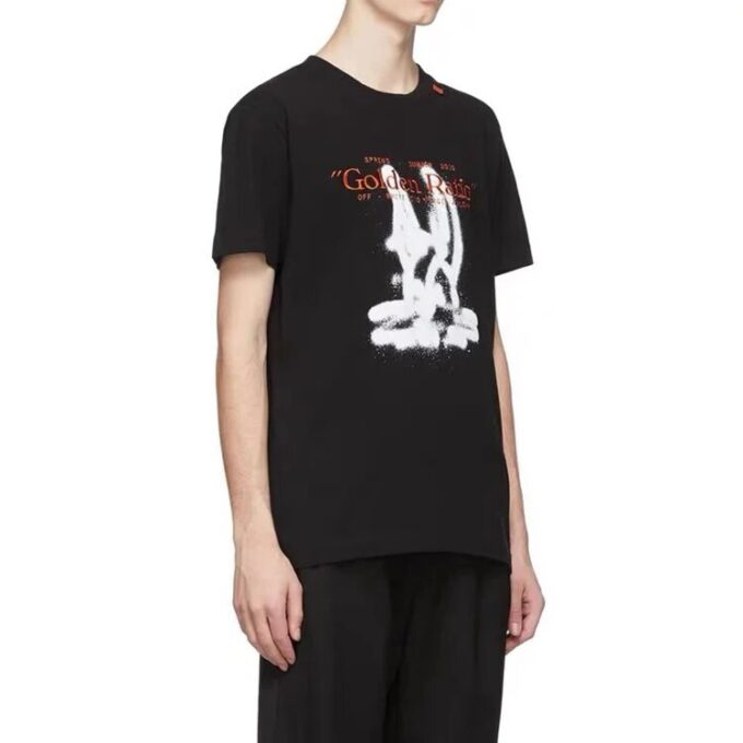 Harry the Bunny C/O Virgil Abloh Hommes Noir Cartoon Slim Noir