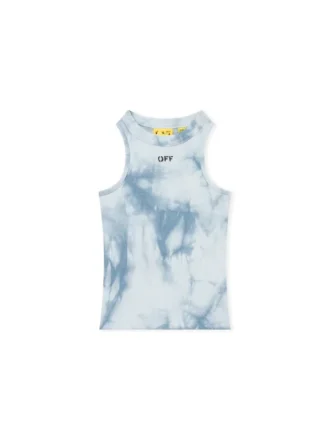 Haut côtelé tie-dye Off Stamp