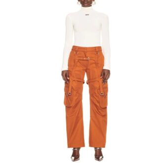 Haut Second-Skin Off-White à imprimé logo « White »