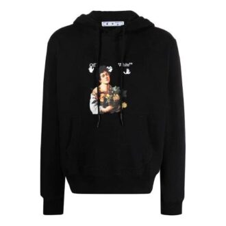Homme SS21 Caravaggio Imprimé Garçons Oversize Noir