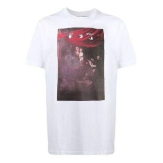 Homme SS21 Imprimé Oversize Blanc