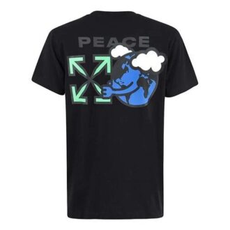 Homme SS21 Peace Worldwide Coton Noir