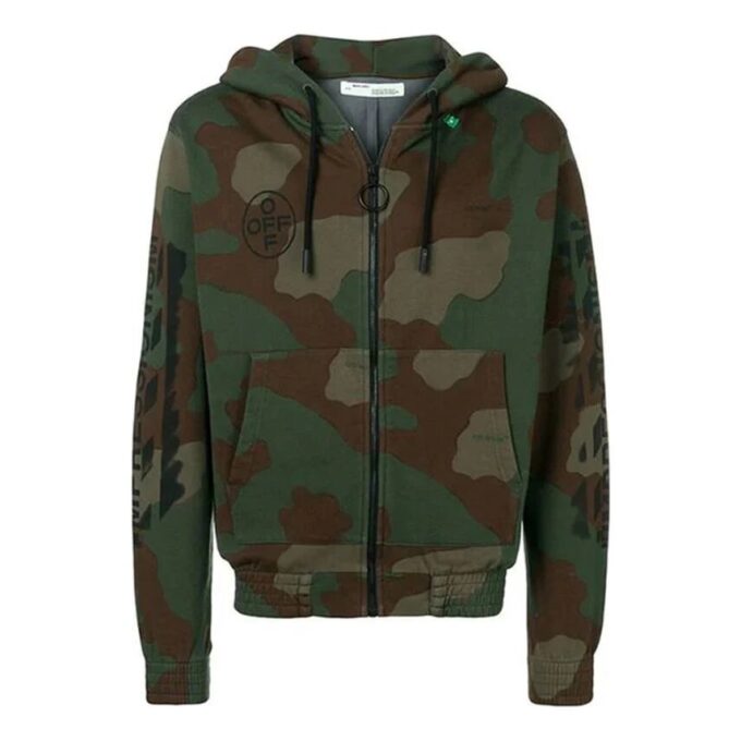 HOMMES Diag Stencil Vert militaire/Camouflage