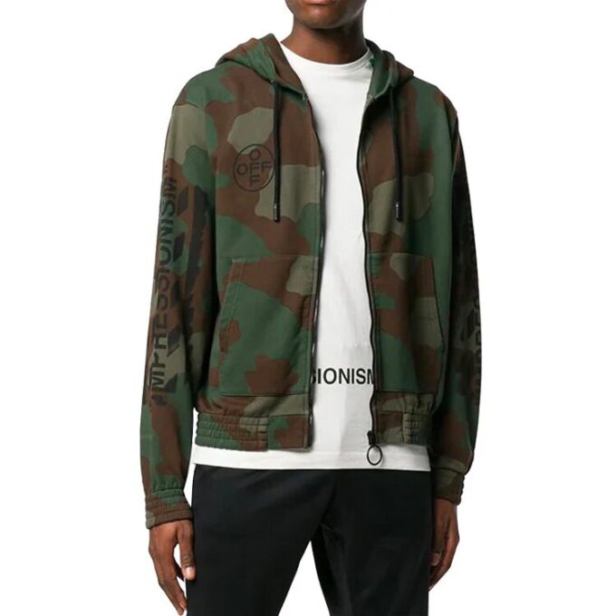 HOMMES Diag Stencil Vert militaire/Camouflage