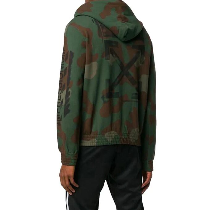 HOMMES Diag Stencil Vert militaire/Camouflage