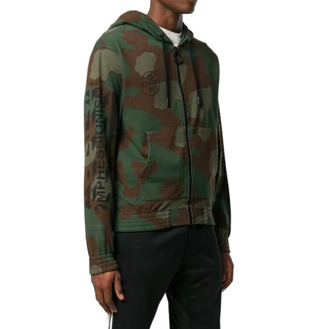 HOMMES Diag Stencil Vert militaire/Camouflage