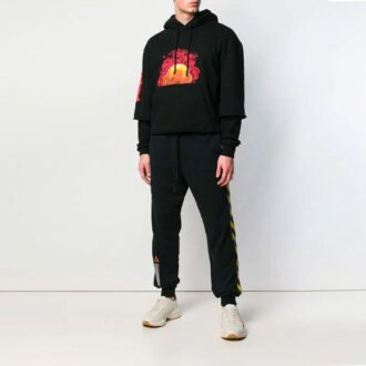 HOMMES SS19 Hands Street Style Coton uni Logo Noir