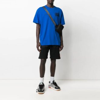 Hommes SS21 Logo Arrows Oversize Bleu