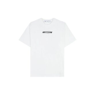 Imprimé blanc au dos